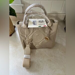 Valentino Orlando Light Taupe Small Tote/Crossbody